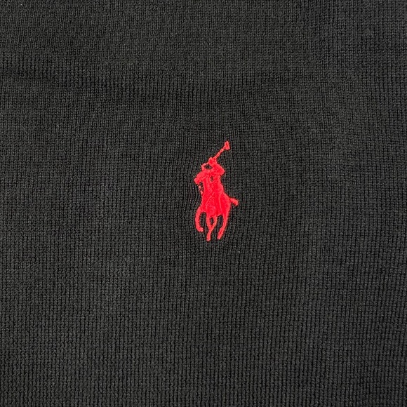 Polo Ralph Lauren Sweater Vest Men's XL Black Pima Cotton V-Neck Pony Logo NWT - Picture 5 of 10